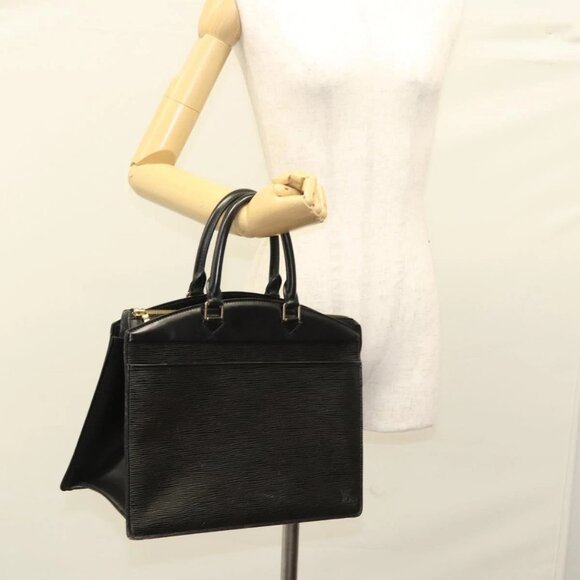 LOUIS VUITTON Epi Riviera Hand Bag Noir Black - Picture 1 of 16